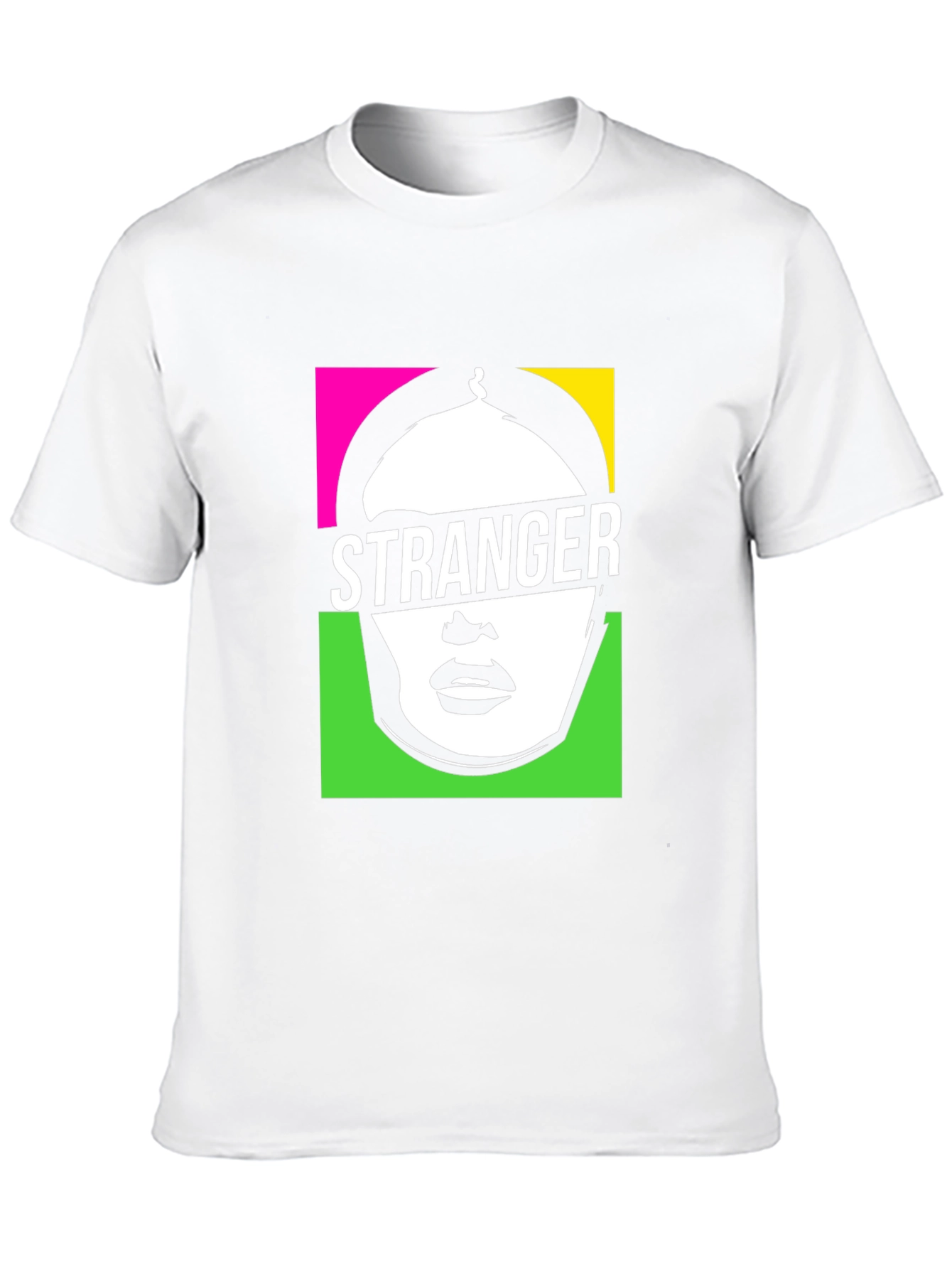 Stranger Graphic Print Black T-Shirt