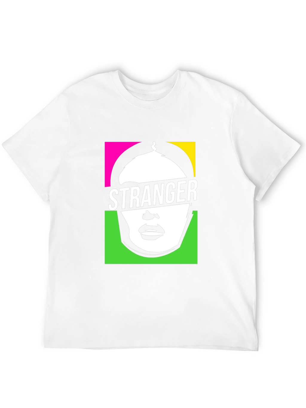 Stranger Graphic Print Black T-Shirt