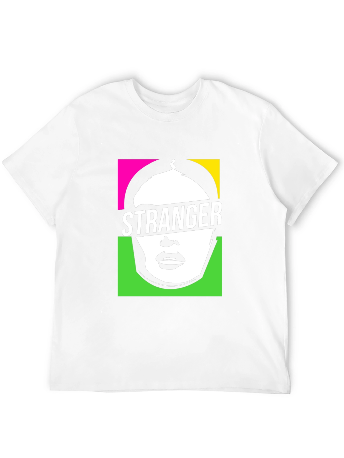 Stranger Graphic Print Black T-Shirt