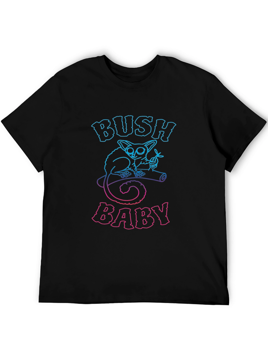 Bush Baby Graphic Tee - Novelty Animal T-Shirt