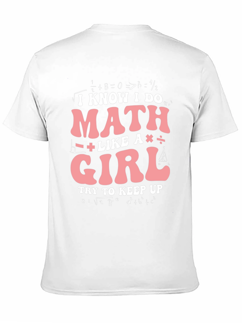 I Know I Do Math Like A Girl T-Shirt