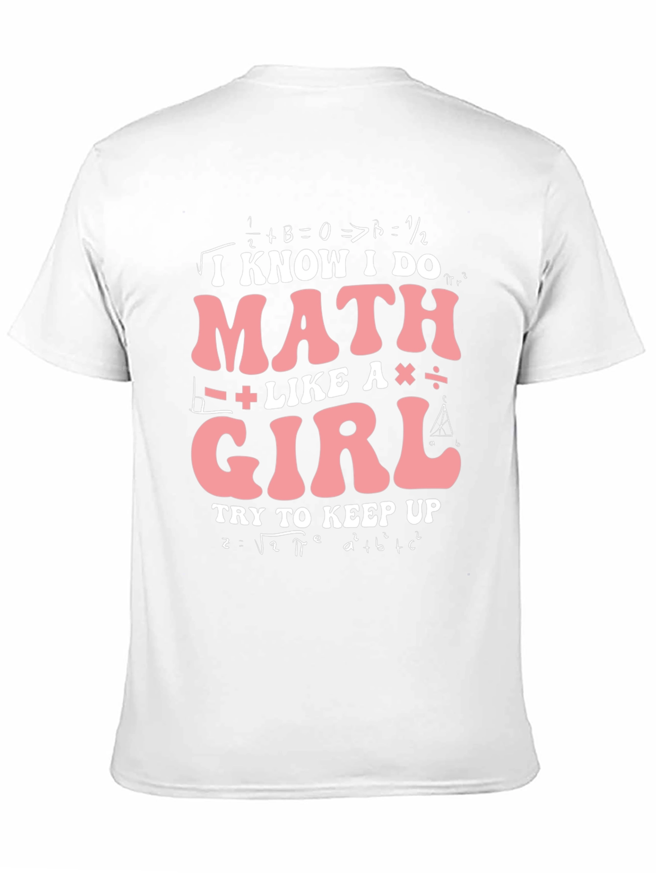 I Know I Do Math Like A Girl T-Shirt
