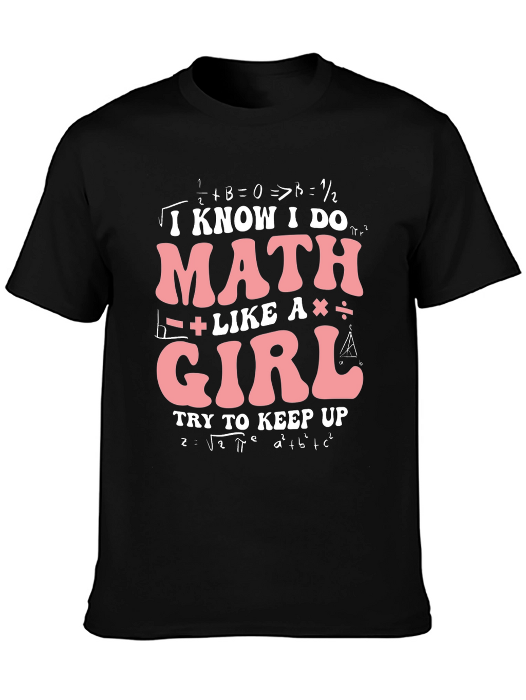 I Know I Do Math Like A Girl T-Shirt