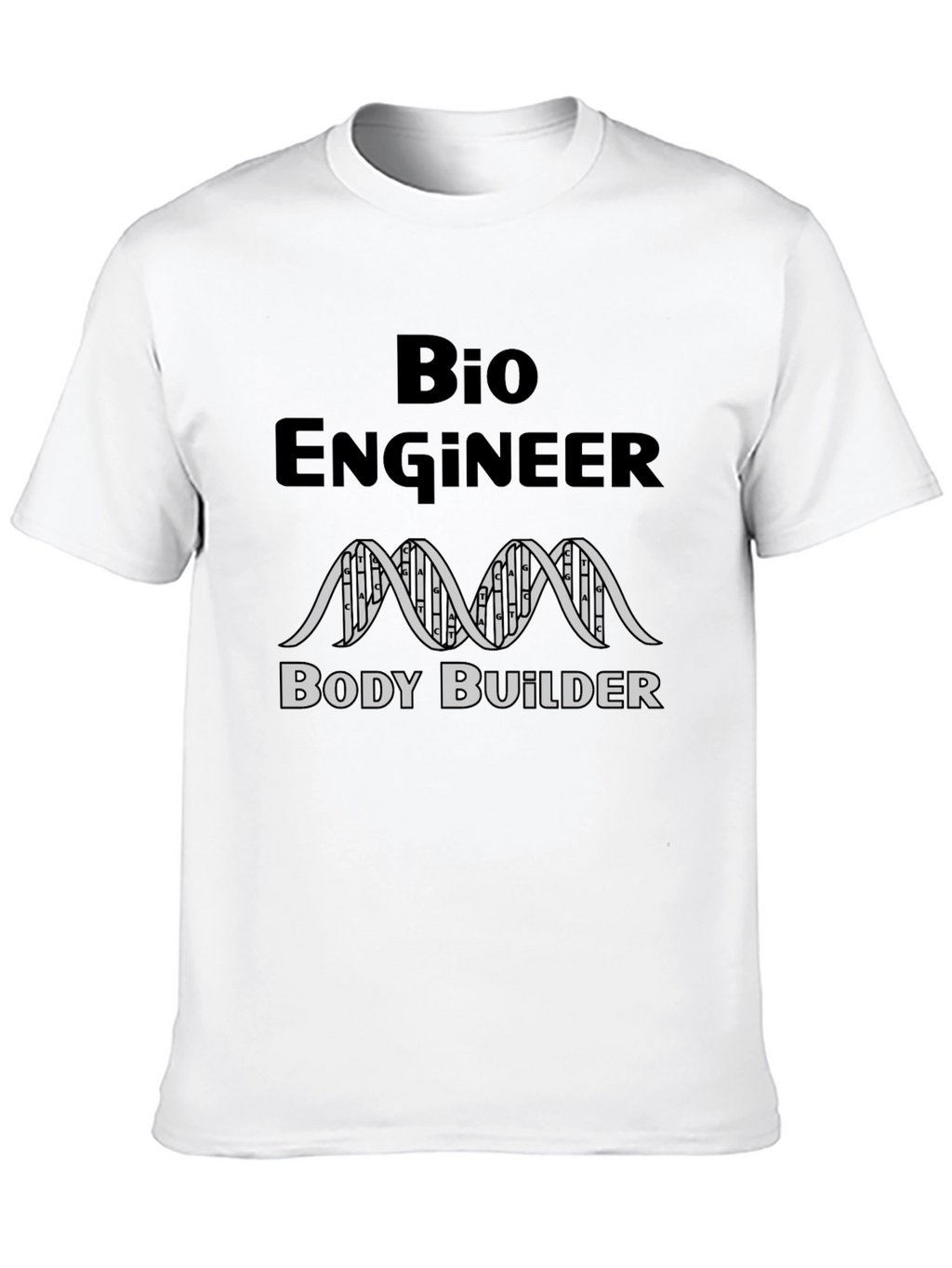 Bio Engineer Body Builder Black T-Shirt
