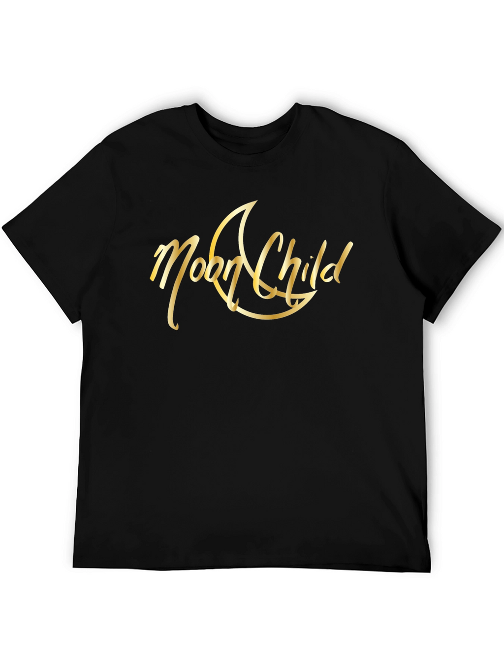 Moon Child Graphic Tee - Black Unisex T-Shirt