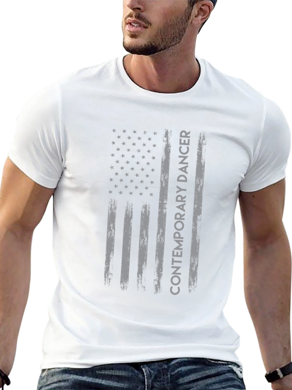 Contemporary Dancer American Flag T-Shirt