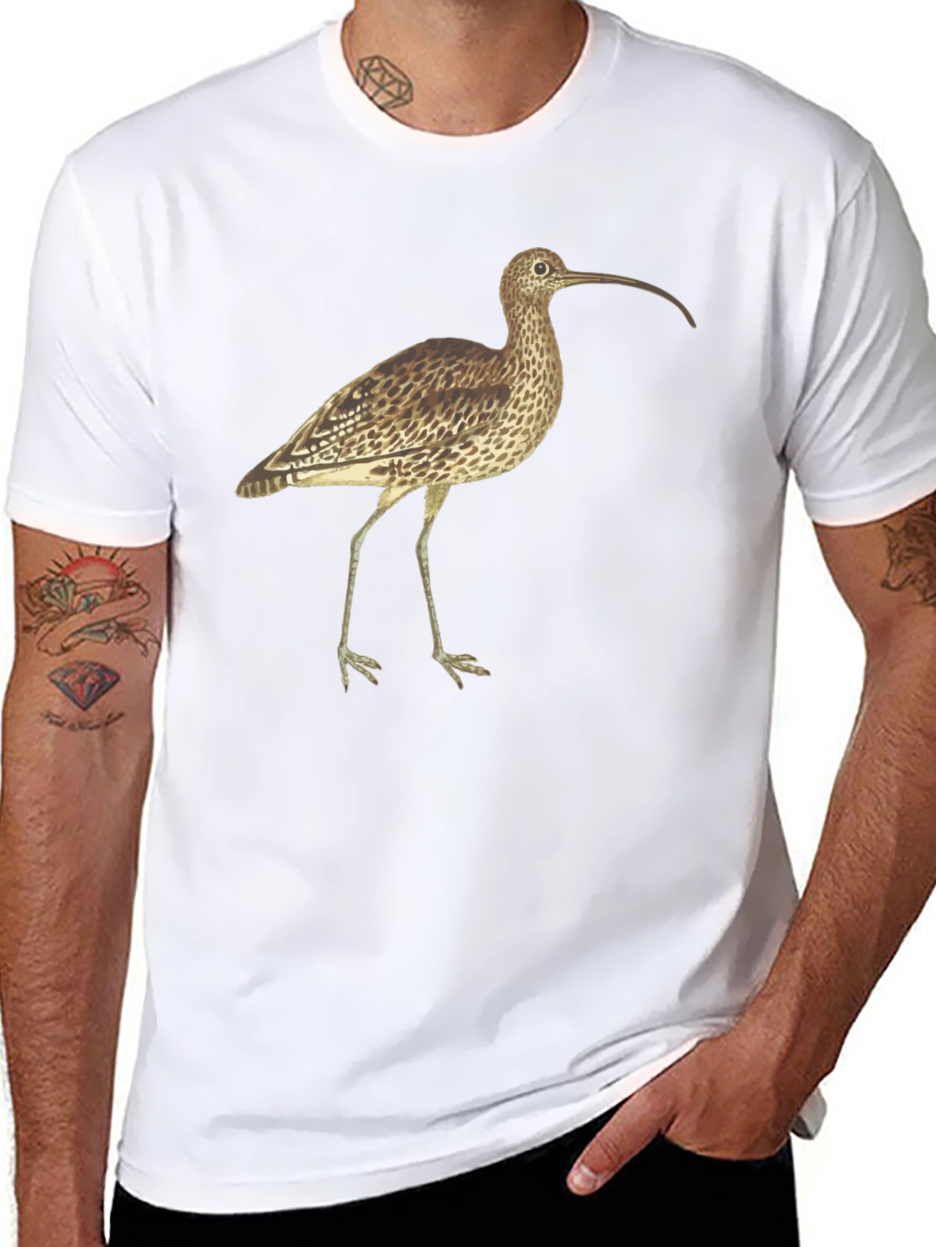 Curlew Bird Graphic T-Shirt