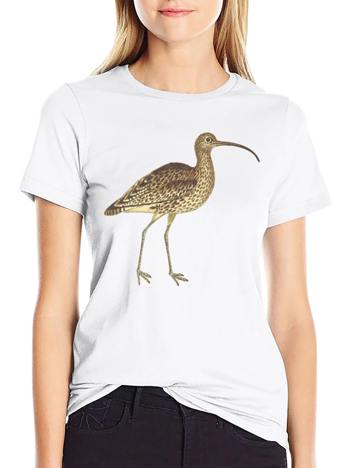 Curlew Bird Graphic T-Shirt