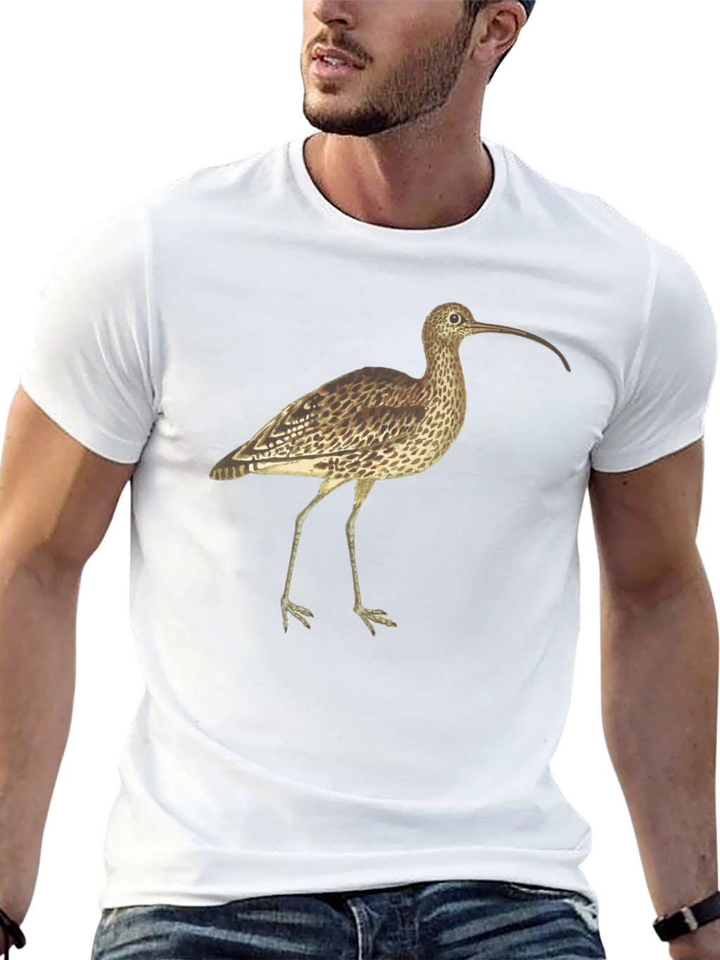 Curlew Bird Graphic T-Shirt