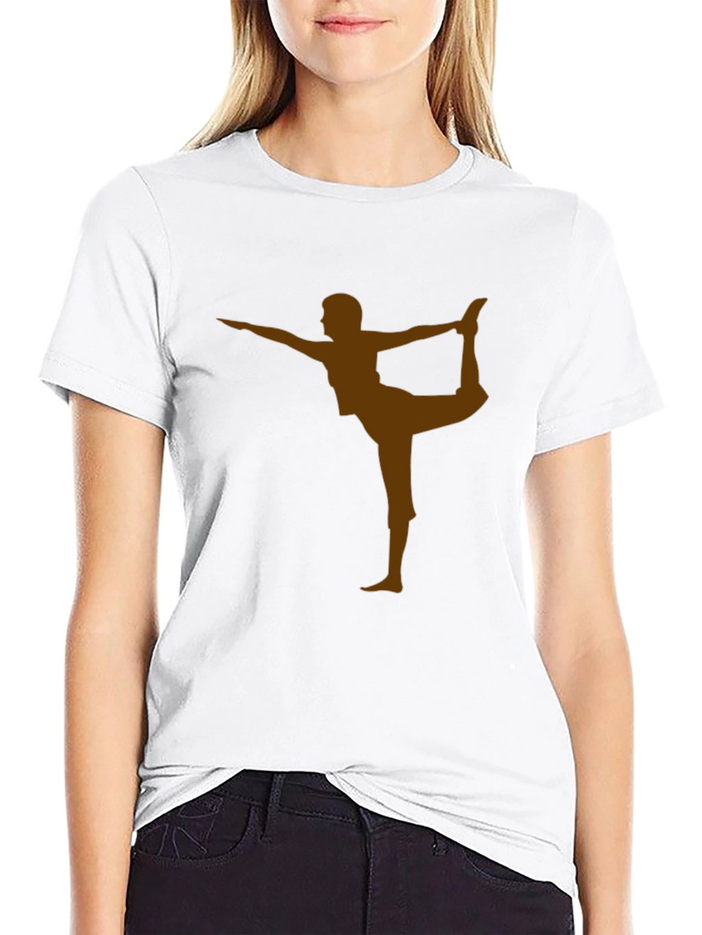 Yoga Pose Graphic Tee - Relaxed Fit