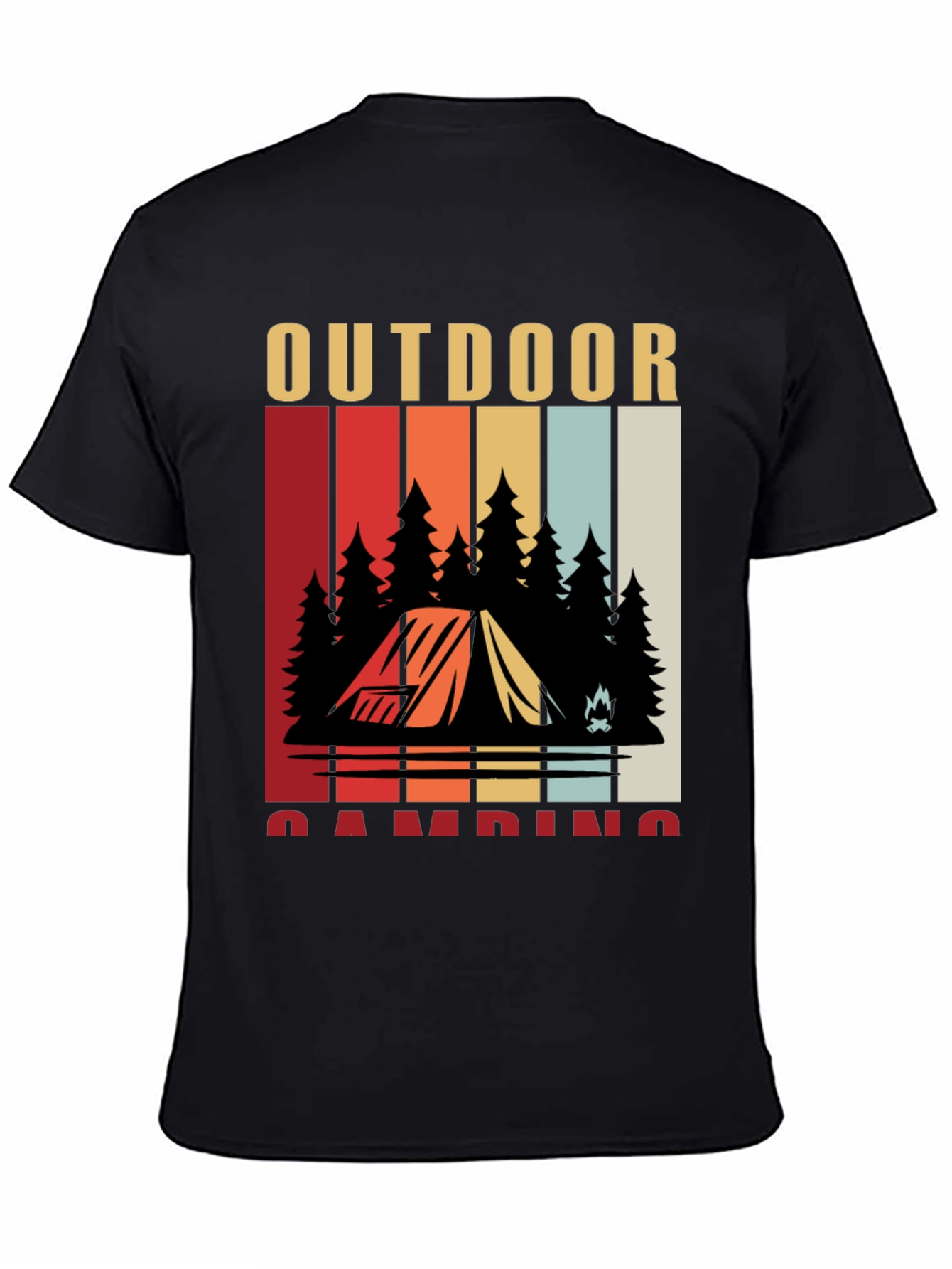 Outdoor Camping Graphic T-Shirt