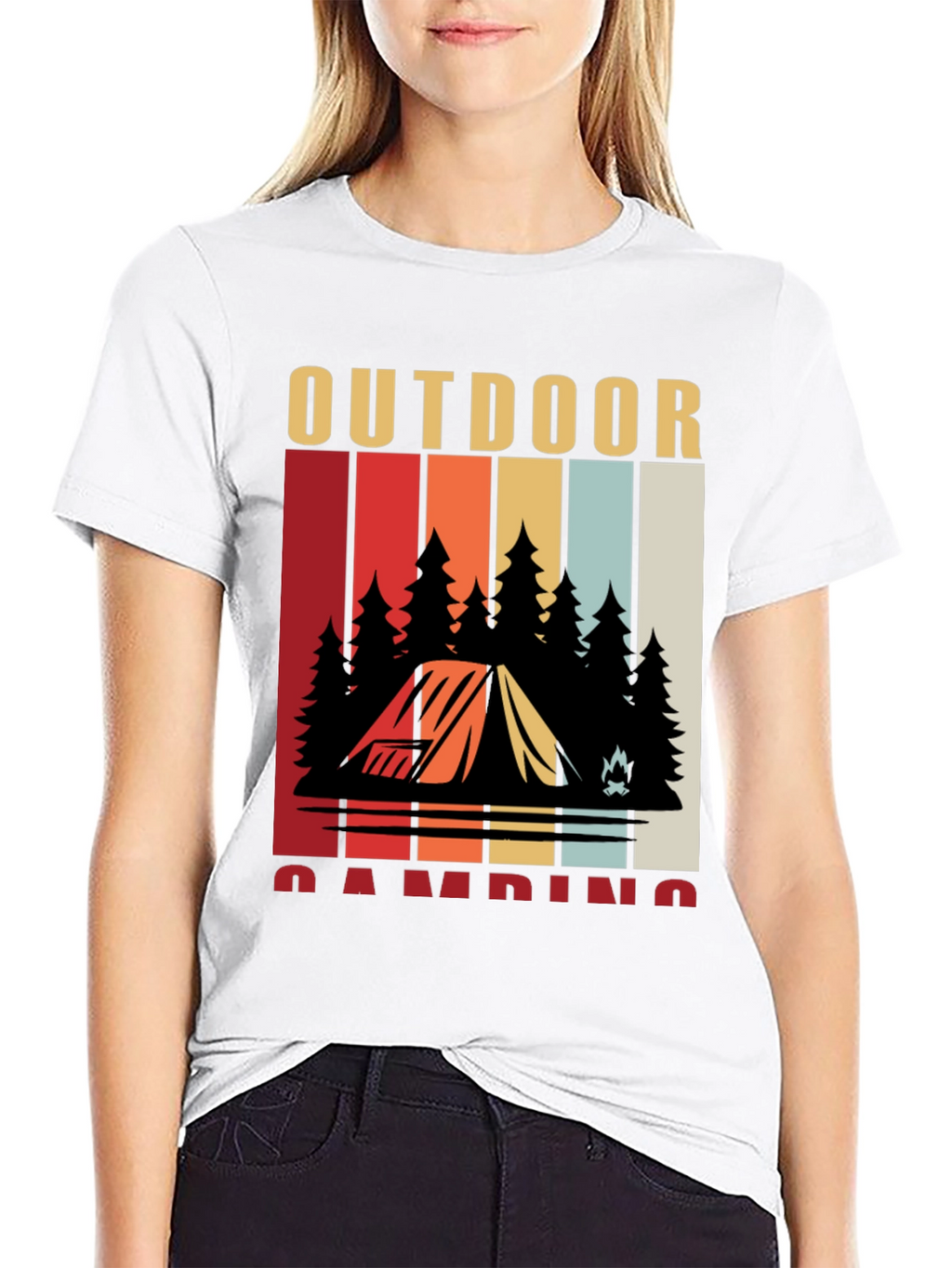 Outdoor Camping Graphic T-Shirt