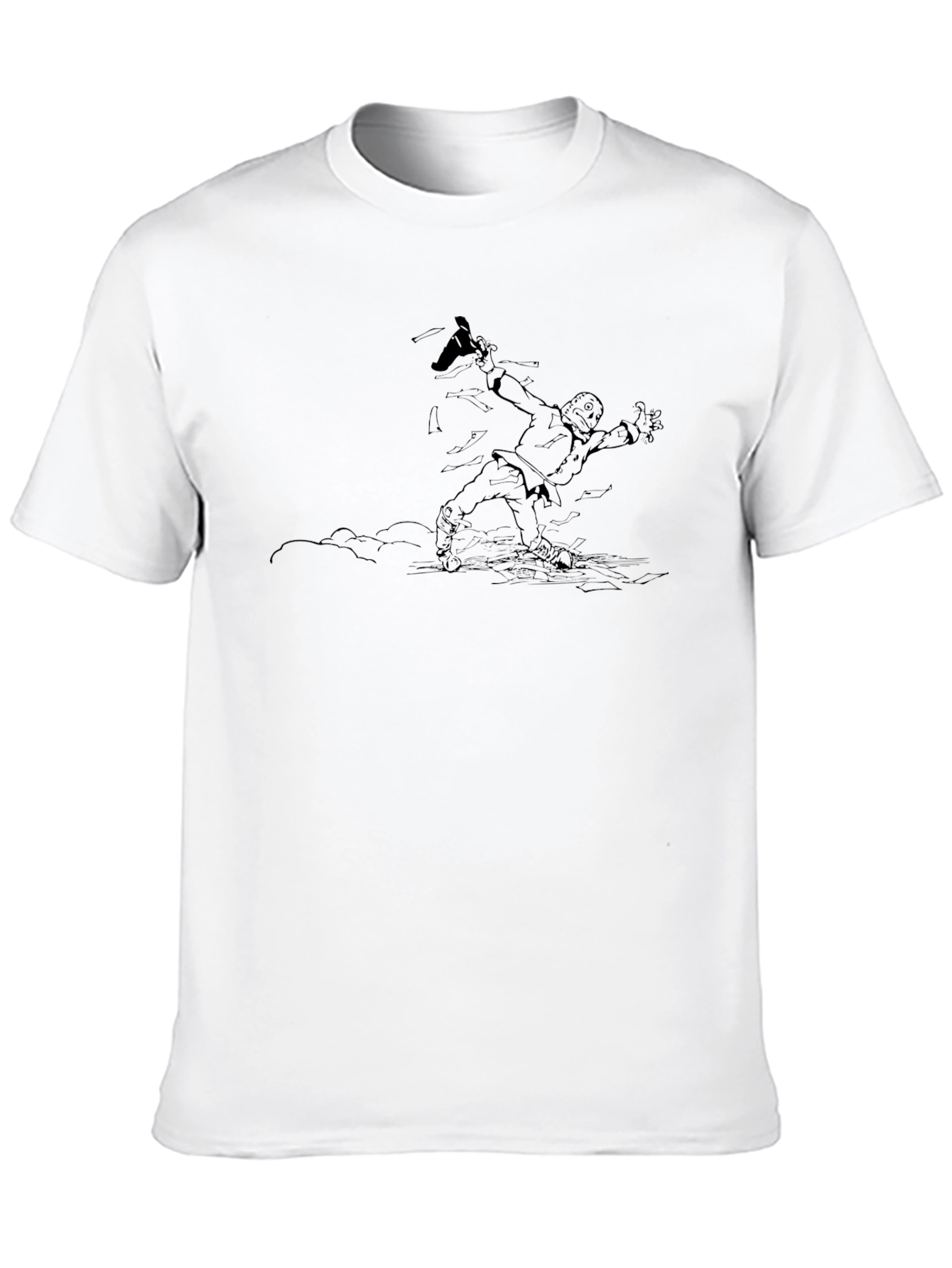 Retro Logger Graphic T-Shirt - Black