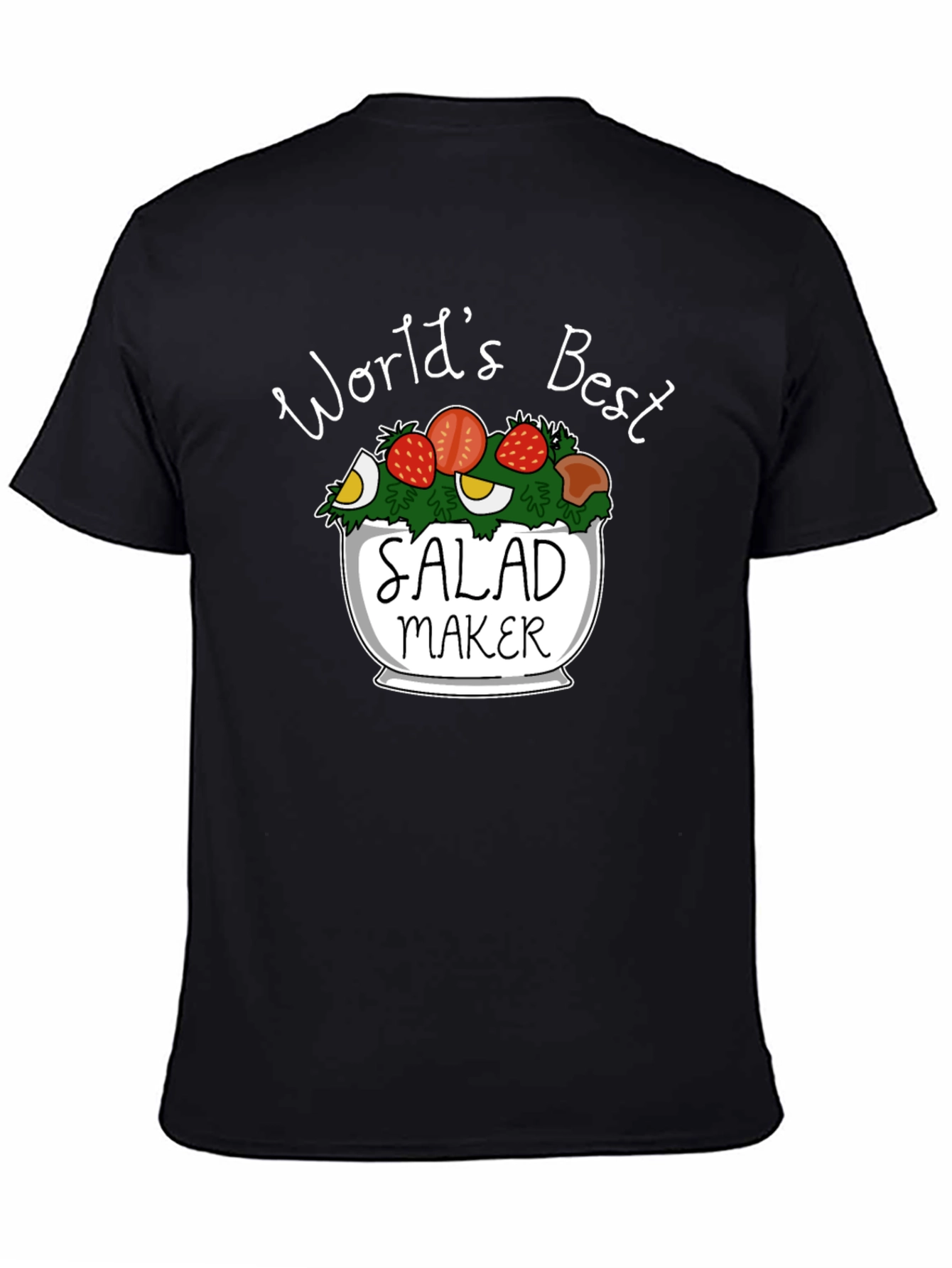 Worlds Best Salad Maker T-Shirt - Funny Foodie Tee