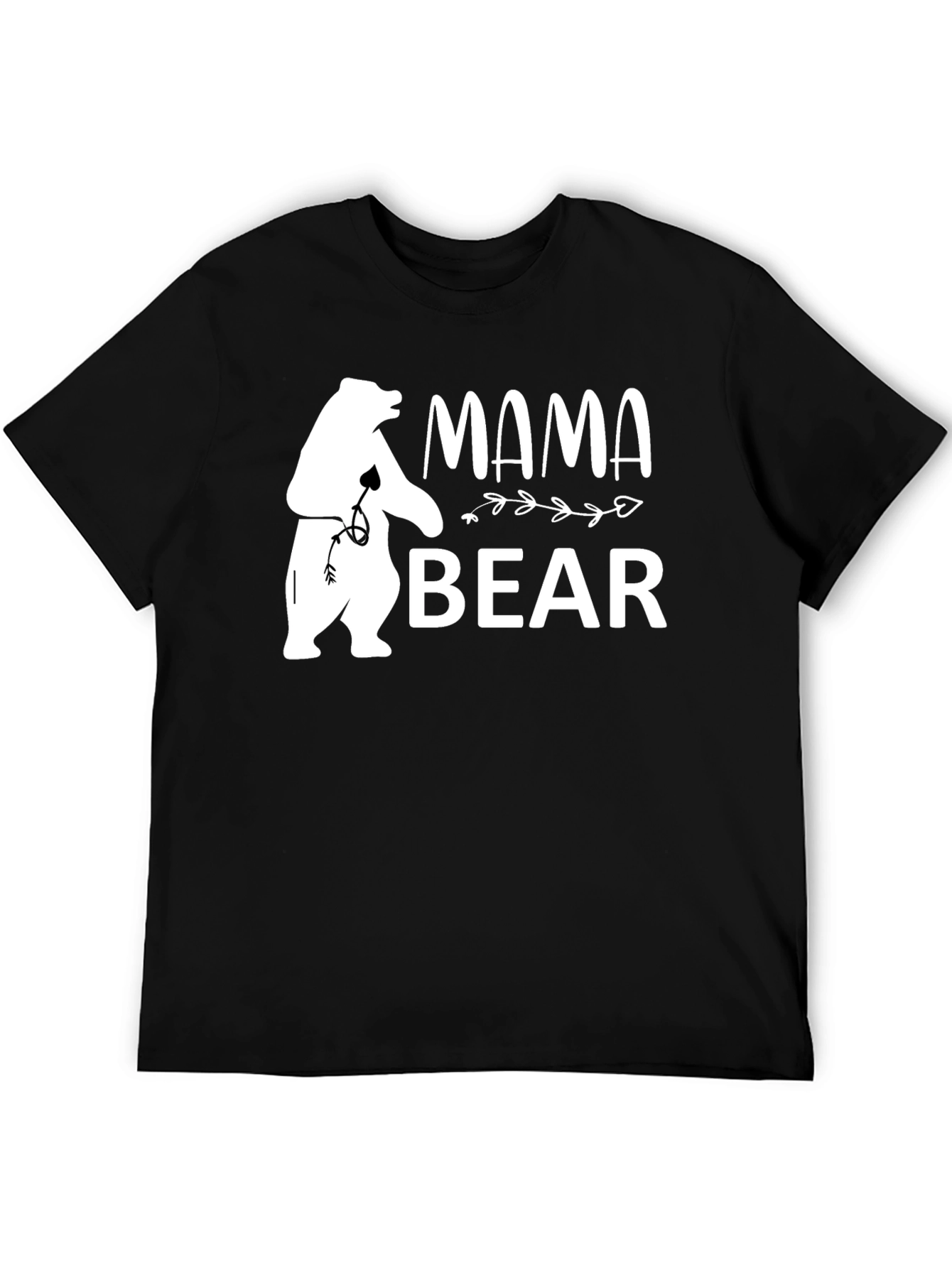 Mama Bear Graphic Tee - Black