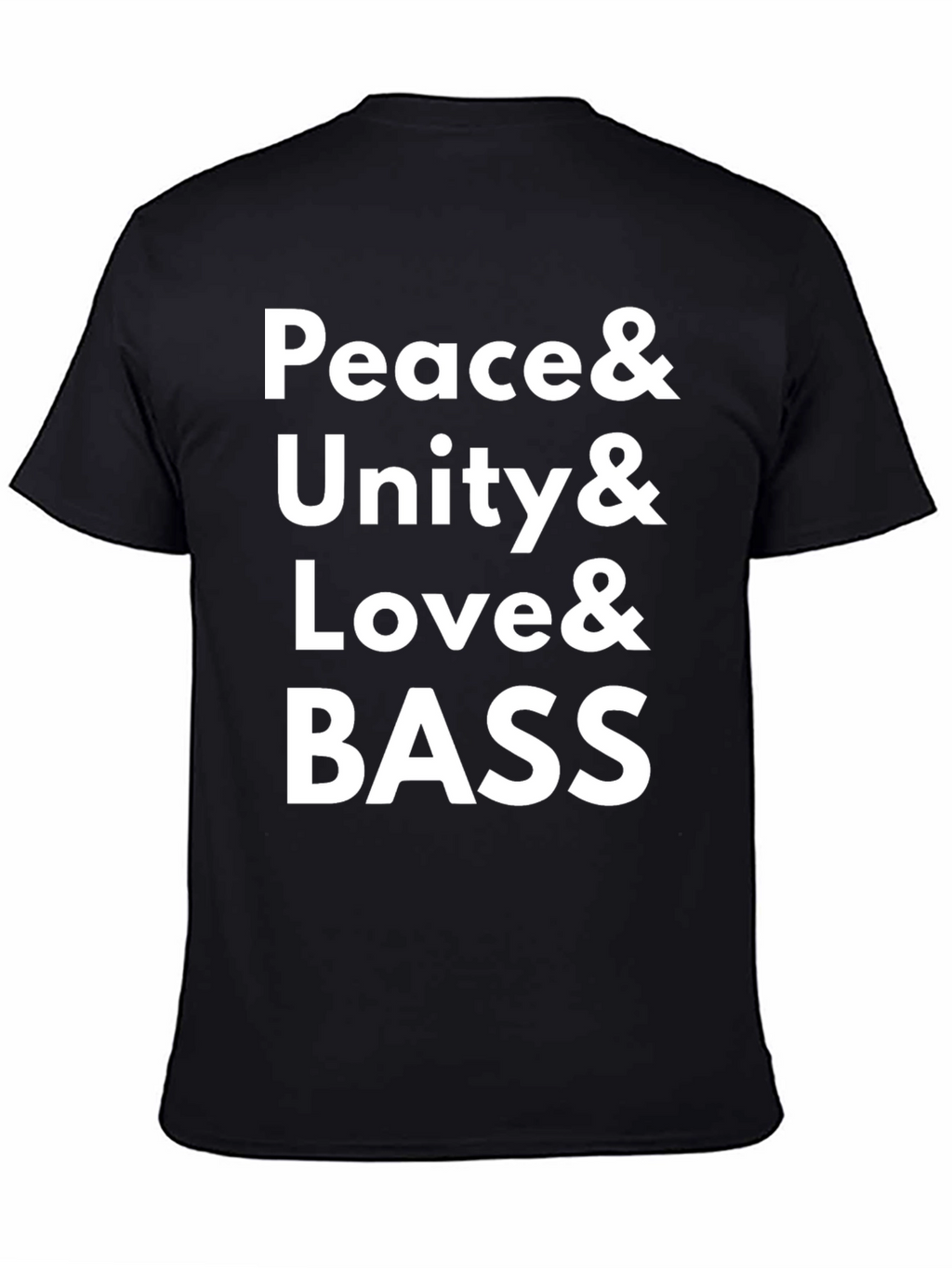 Peace Unity Love & Bass Graphic Tee