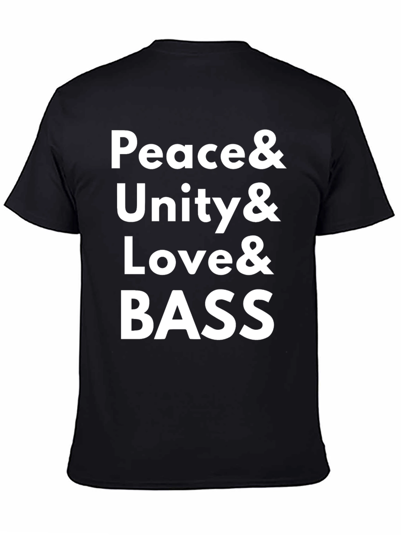 Peace Unity Love & Bass Graphic Tee