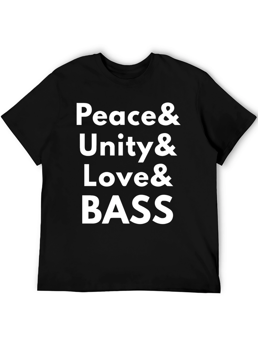 Peace Unity Love & Bass Graphic Tee