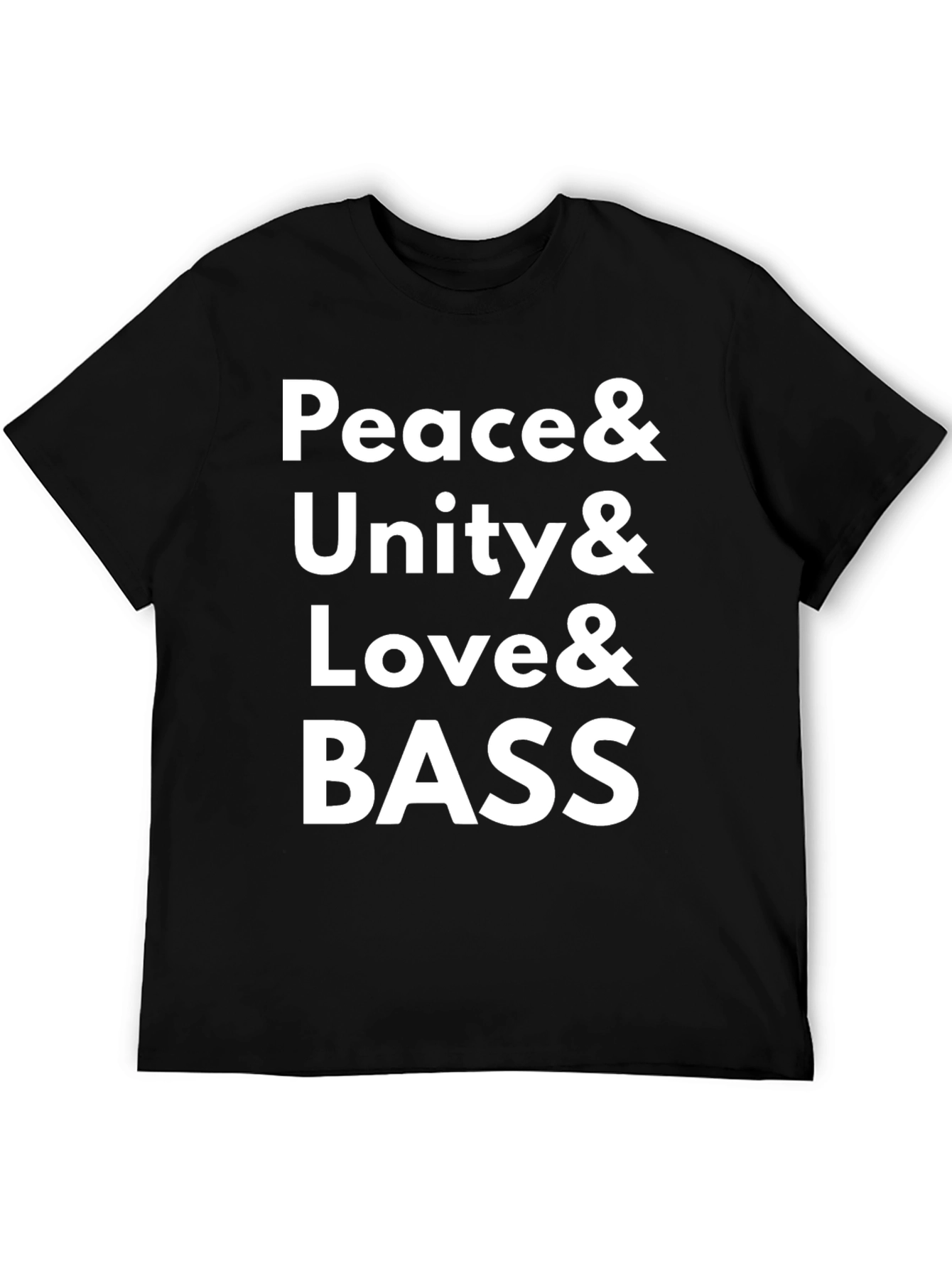 Peace Unity Love & Bass Graphic Tee