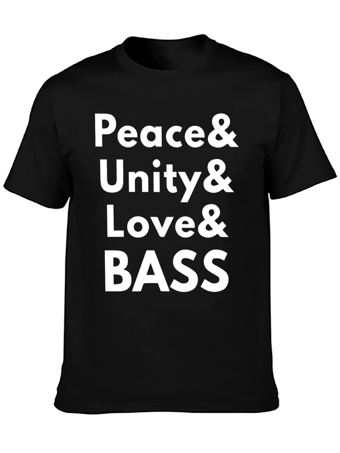 Peace Unity Love & Bass Graphic Tee