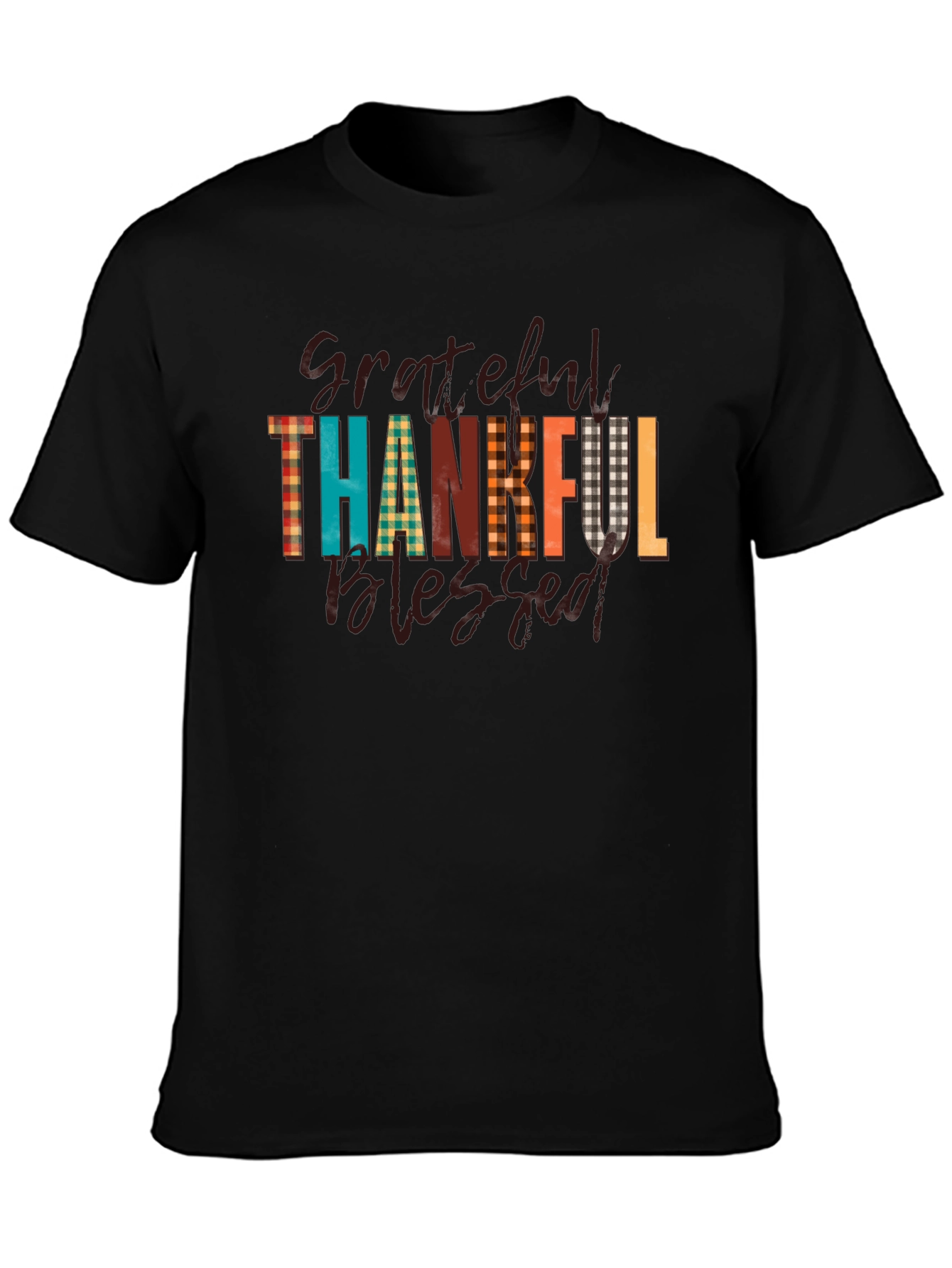 Grateful Thankful Blessed T-Shirt - Fall Vibes