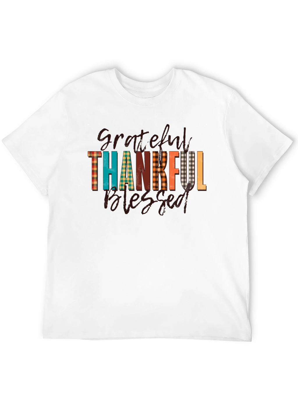 Grateful Thankful Blessed T-Shirt - Fall Vibes