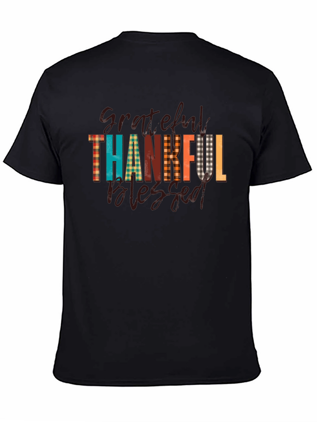 Grateful Thankful Blessed T-Shirt - Fall Vibes