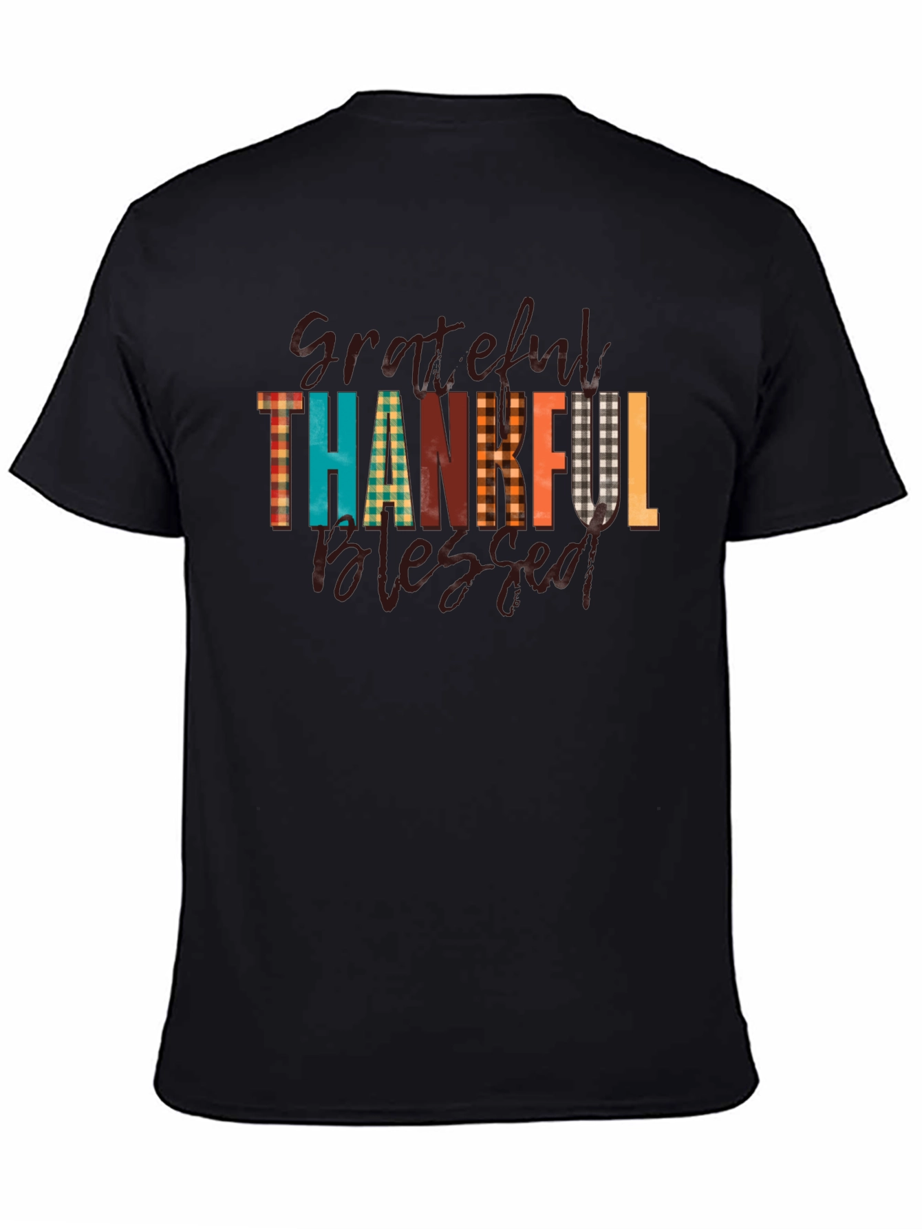 Grateful Thankful Blessed T-Shirt - Fall Vibes
