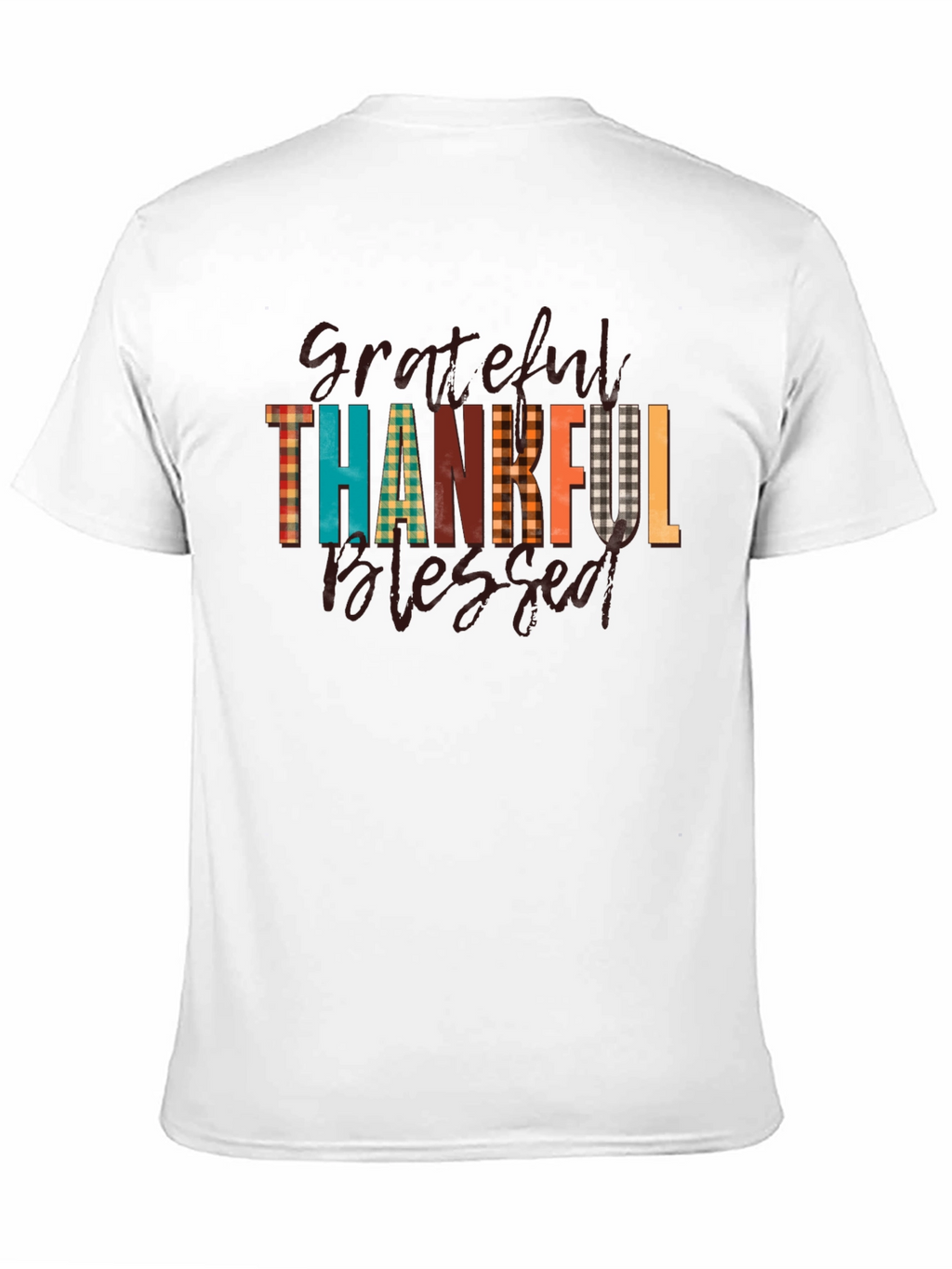 Grateful Thankful Blessed T-Shirt - Fall Vibes