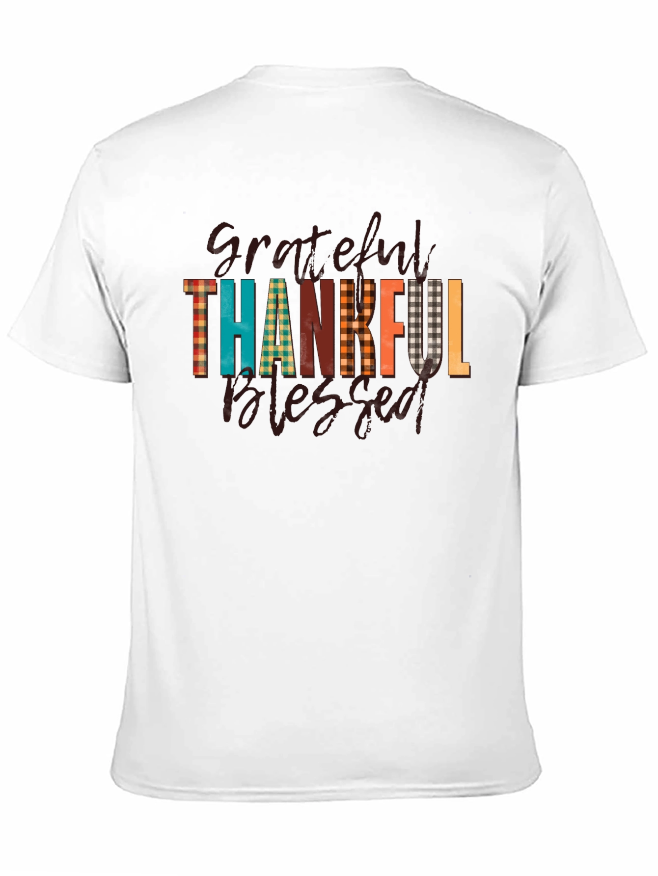 Grateful Thankful Blessed T-Shirt - Fall Vibes