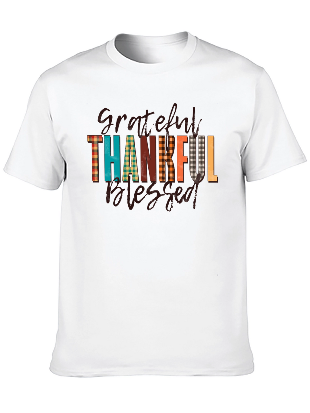 Grateful Thankful Blessed T-Shirt - Fall Vibes