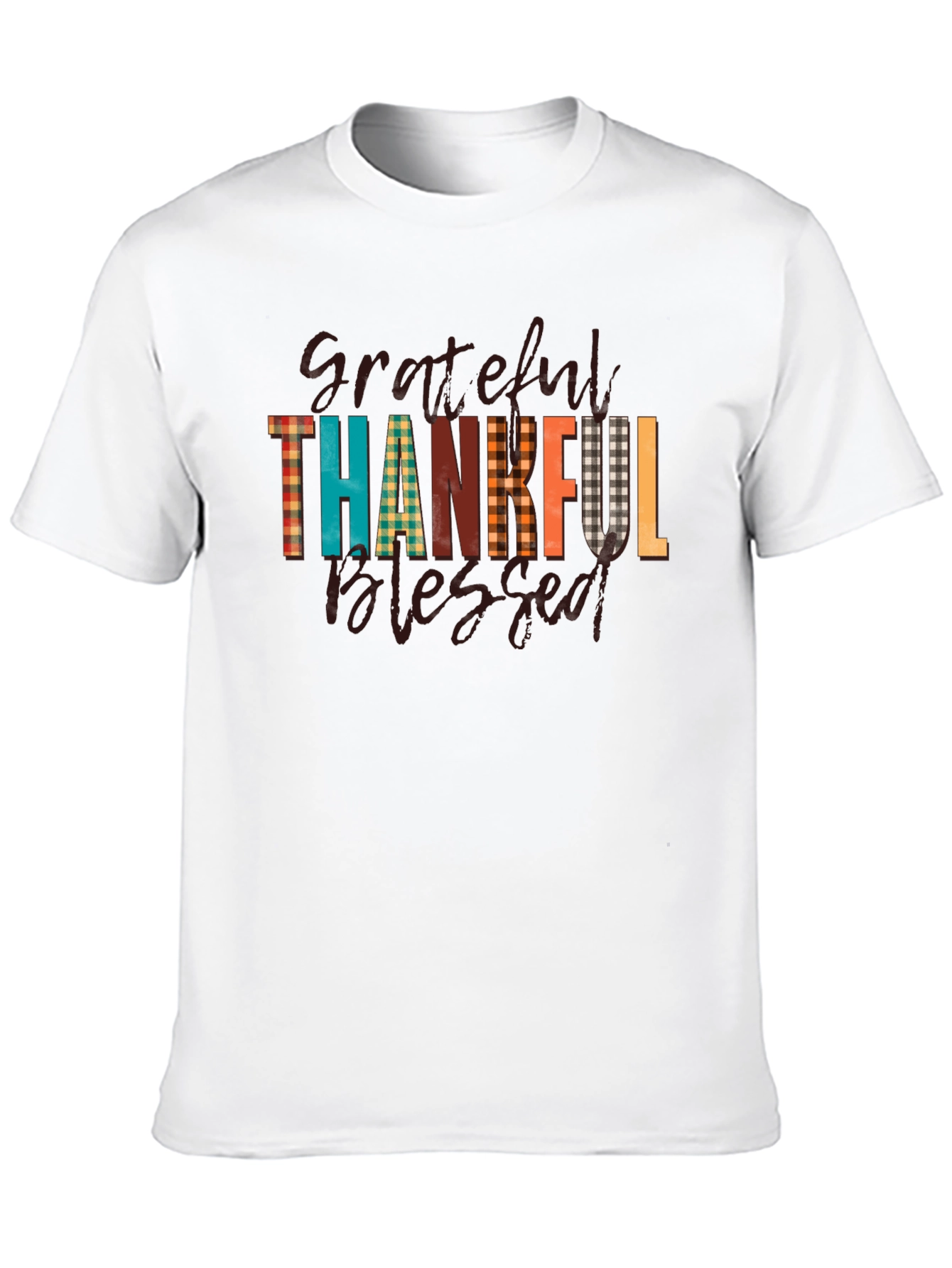 Grateful Thankful Blessed T-Shirt - Fall Vibes