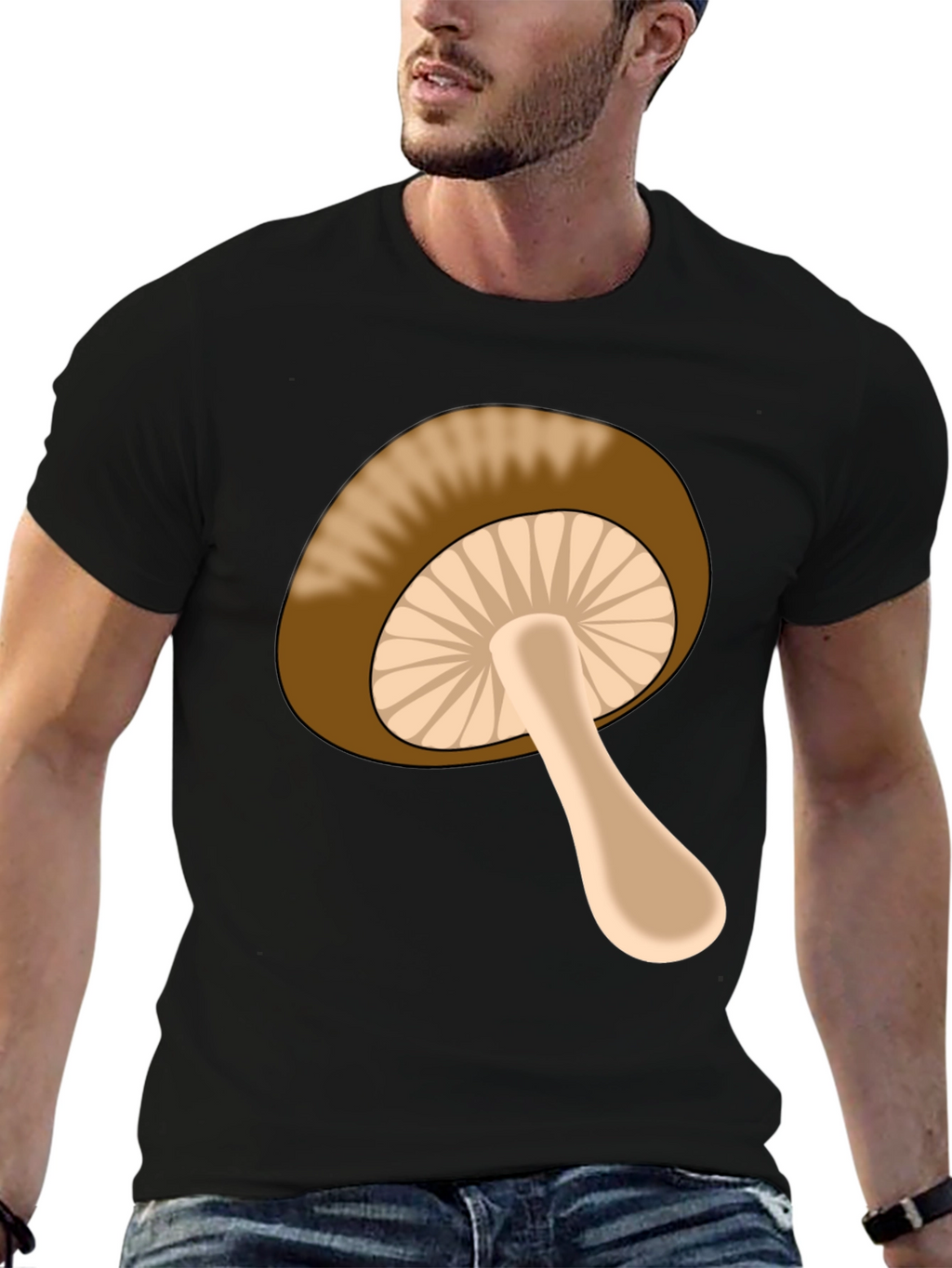 Mushroom Graphic Tee - Funky Casual Style