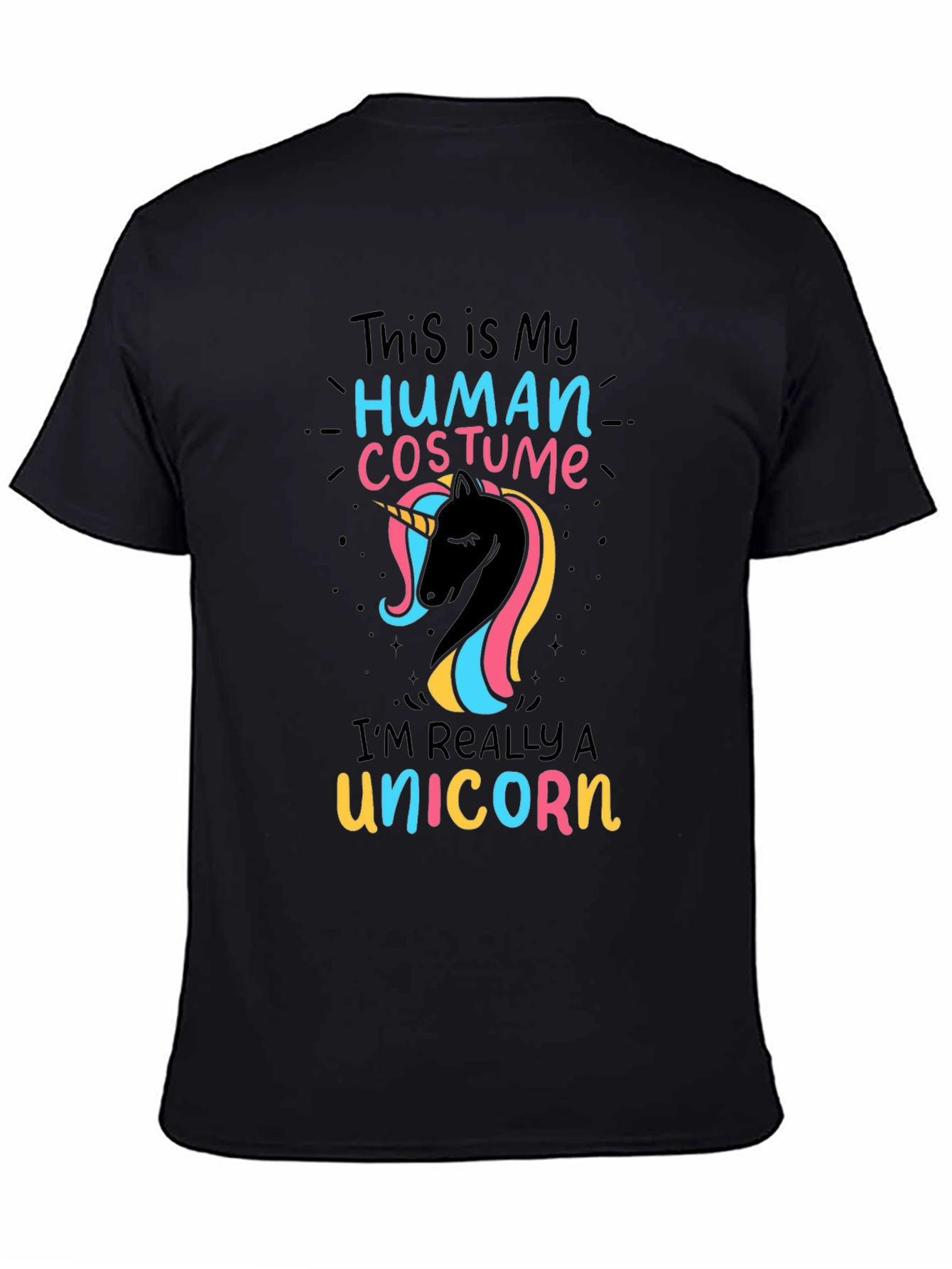 Unicorn Human Costume T-Shirt - Fun Novelty Tee