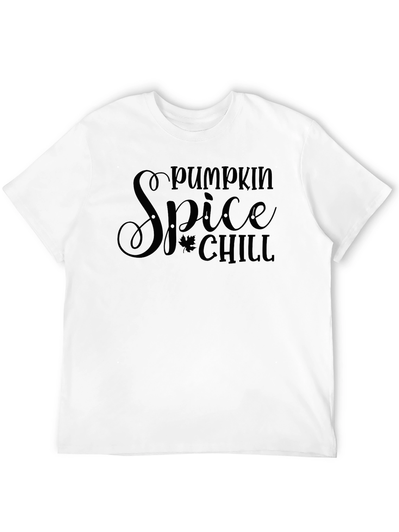 Pumpkin Spice Chill Black T-Shirt