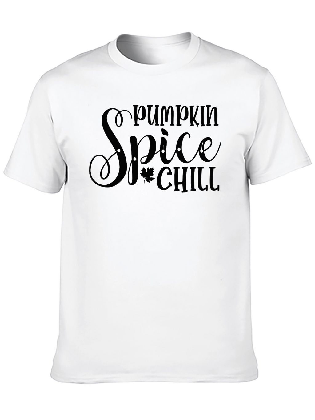 Pumpkin Spice Chill Black T-Shirt