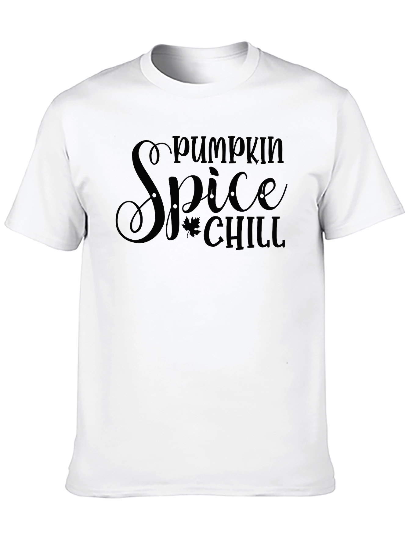Pumpkin Spice Chill Black T-Shirt
