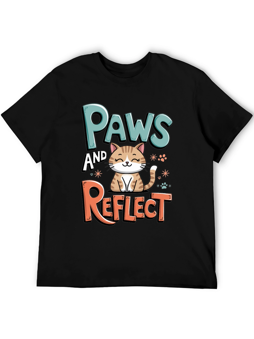 Paws and Reflect Graphic T-Shirt