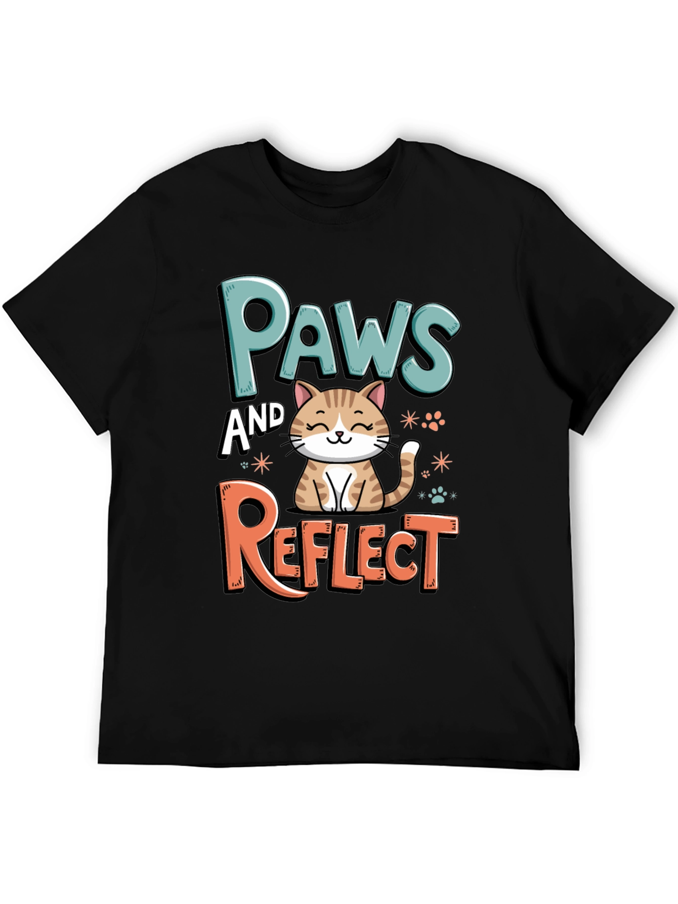 Paws and Reflect Graphic T-Shirt