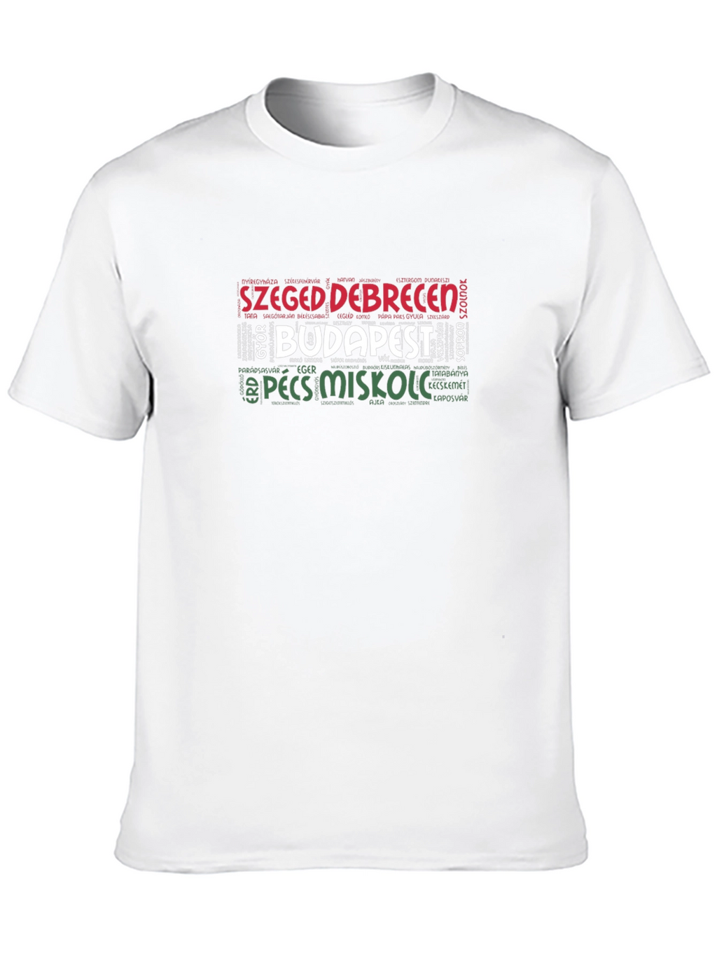 Hungary Cities T-Shirt: Budapest Debrecen Szeged