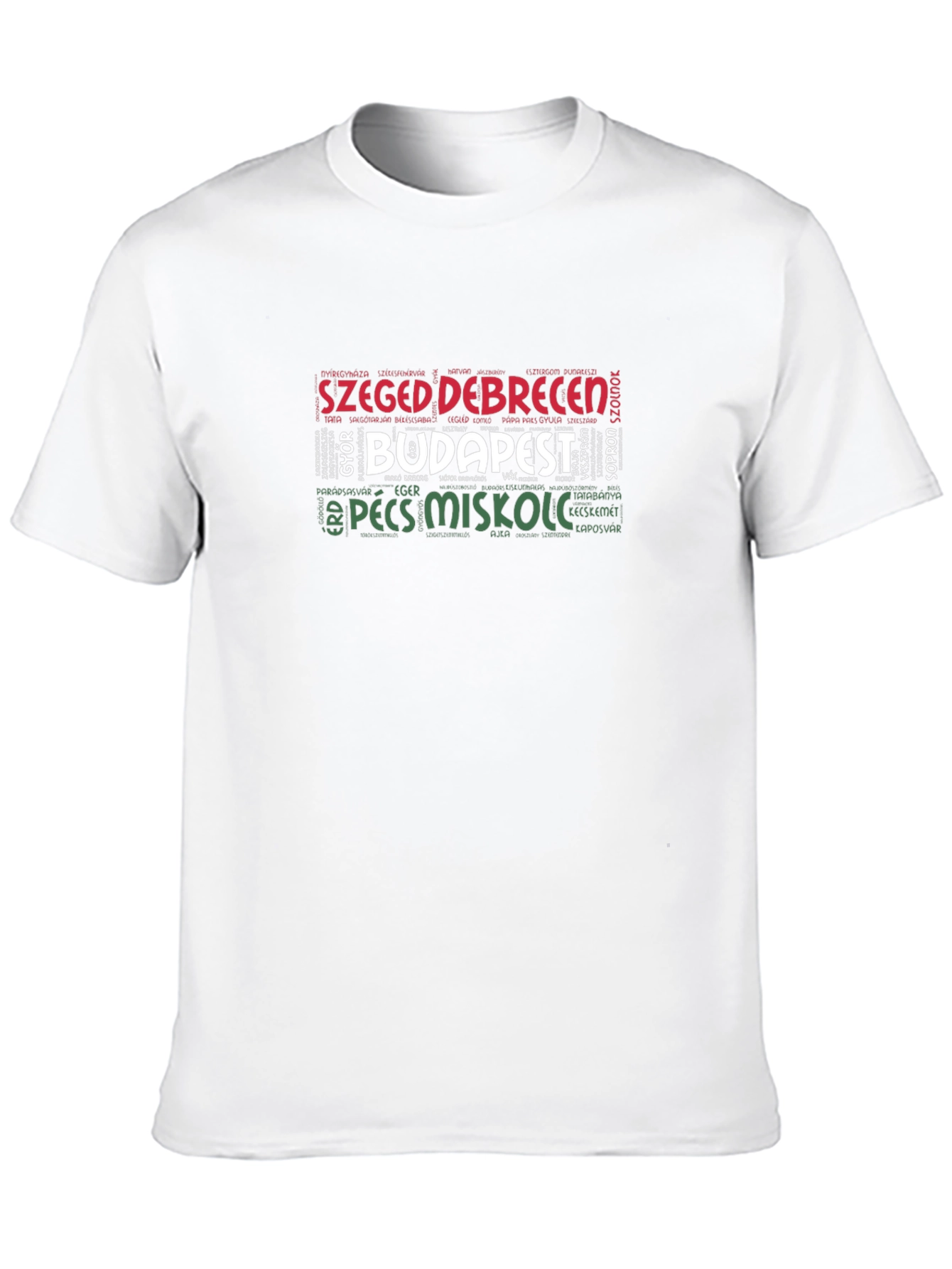 Hungary Cities T-Shirt: Budapest Debrecen Szeged