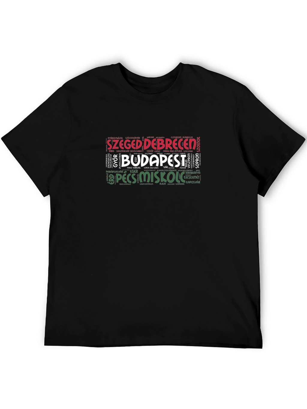 Hungary Cities T-Shirt: Budapest Debrecen Szeged