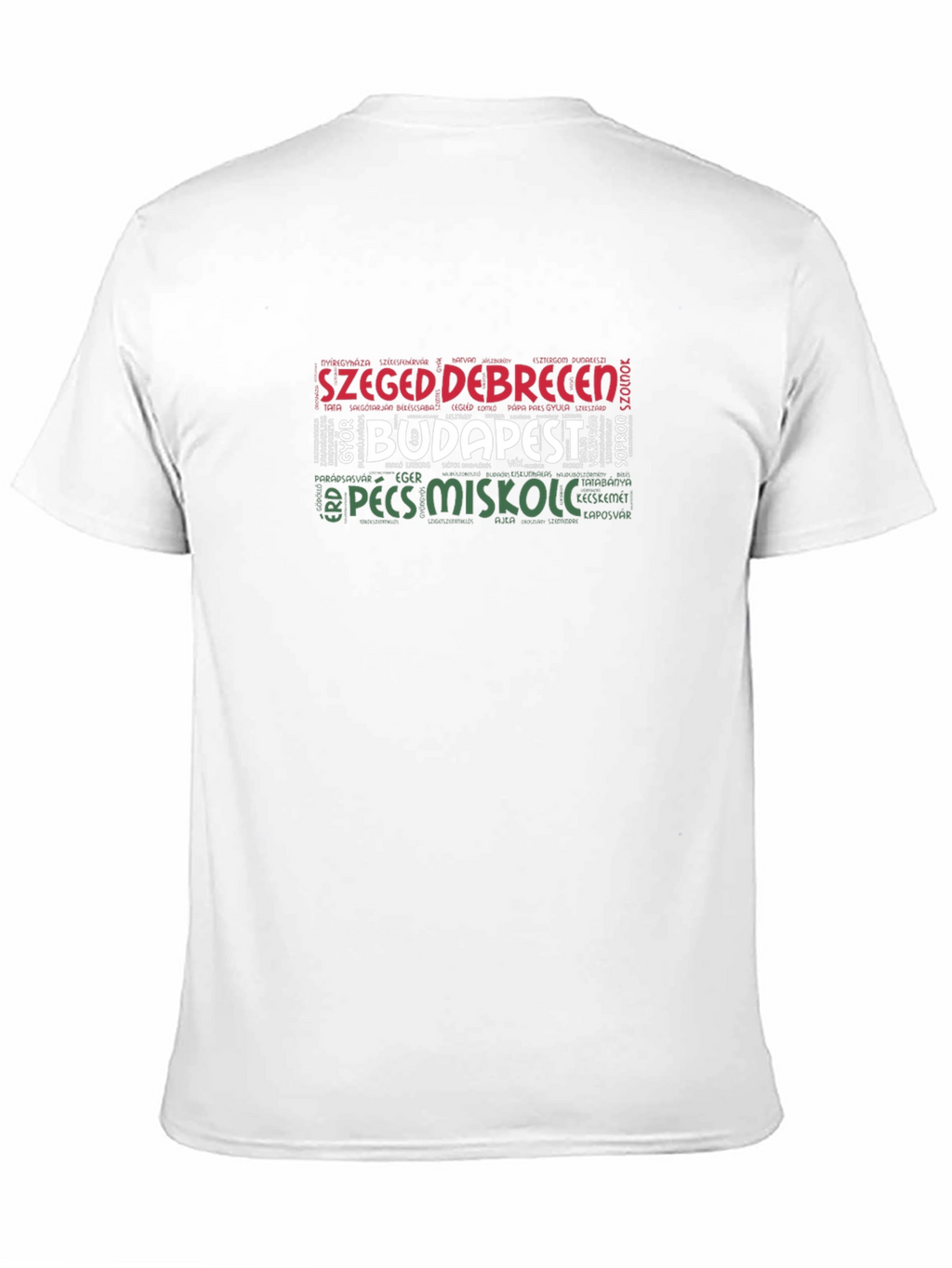 Hungary Cities T-Shirt: Budapest Debrecen Szeged