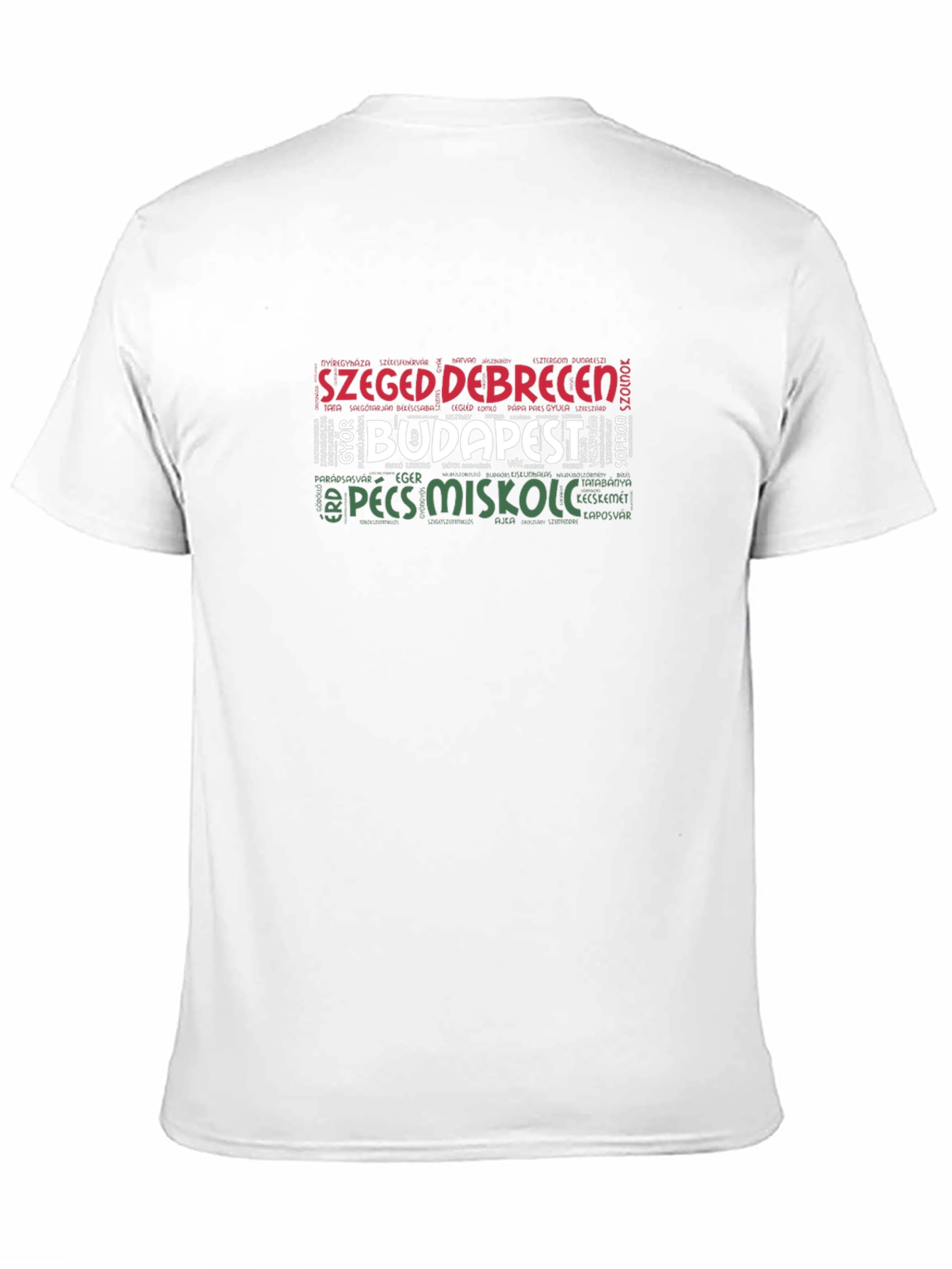 Hungary Cities T-Shirt: Budapest Debrecen Szeged