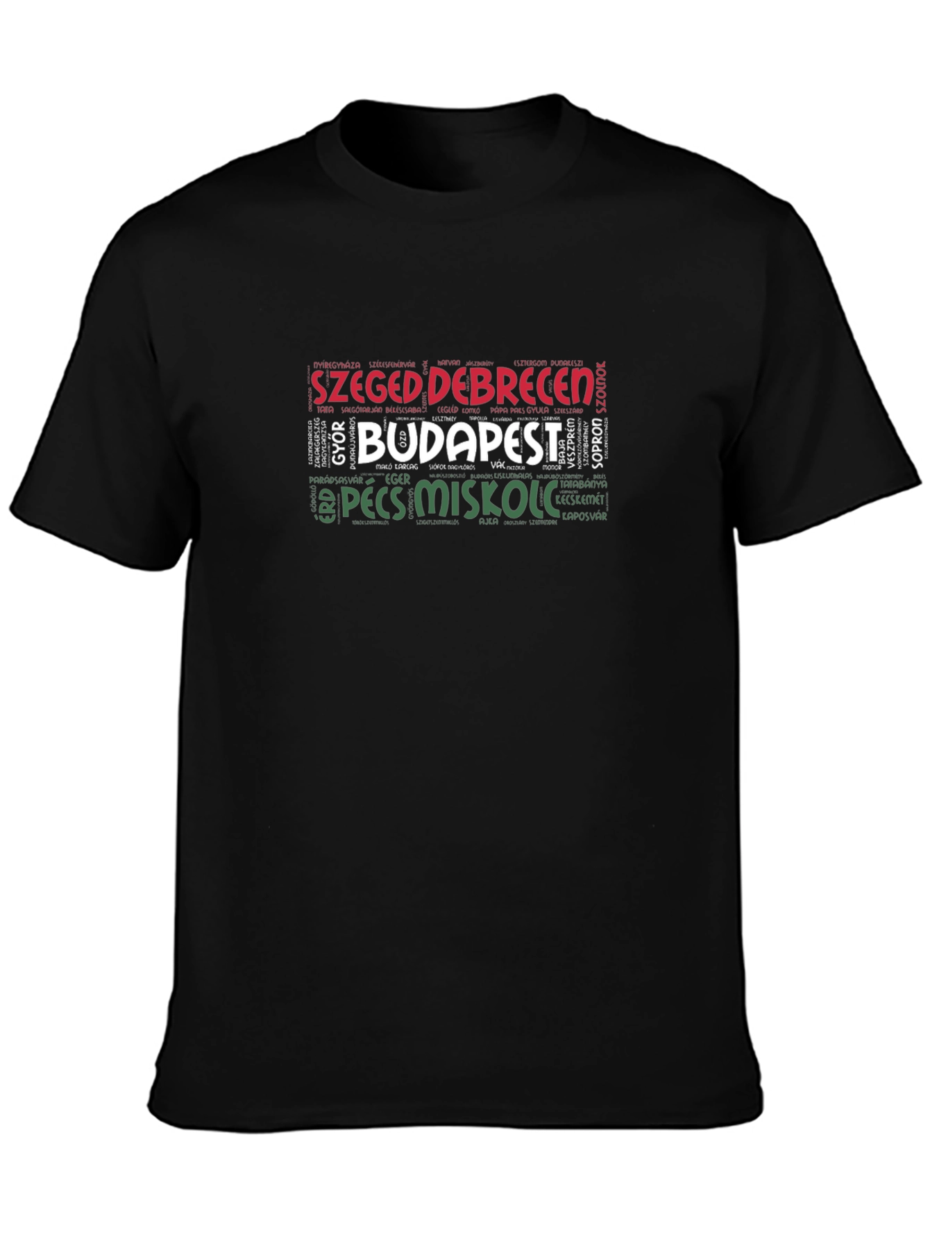 Hungary Cities T-Shirt: Budapest Debrecen Szeged