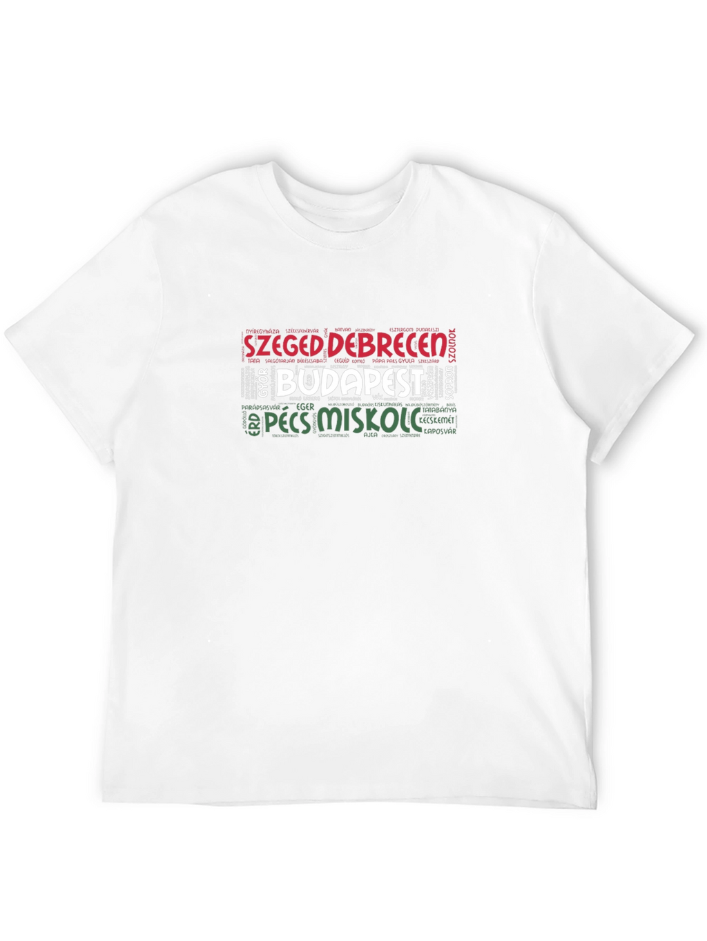 Hungary Cities T-Shirt: Budapest Debrecen Szeged