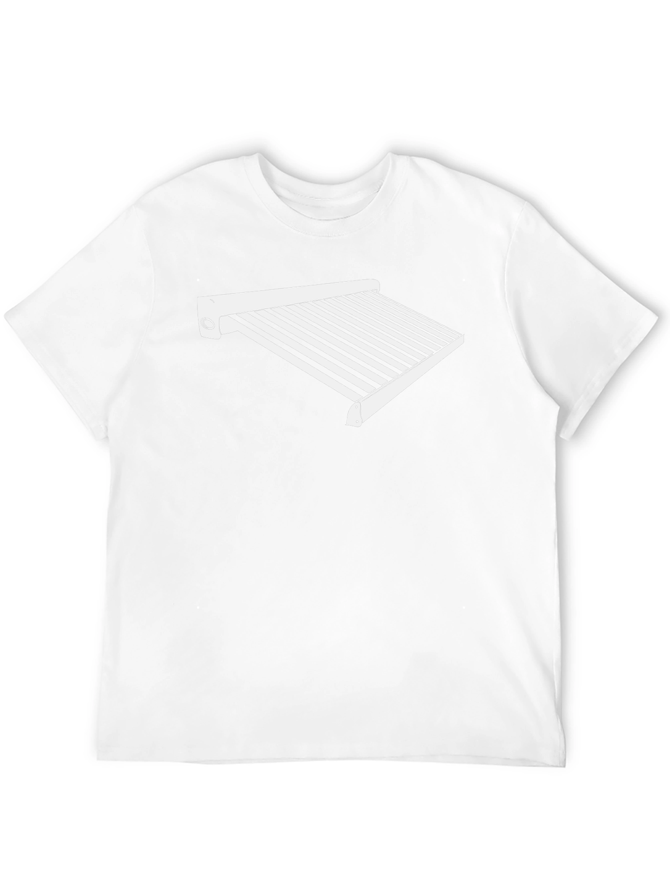 Striped Awning Graphic Tee - Black