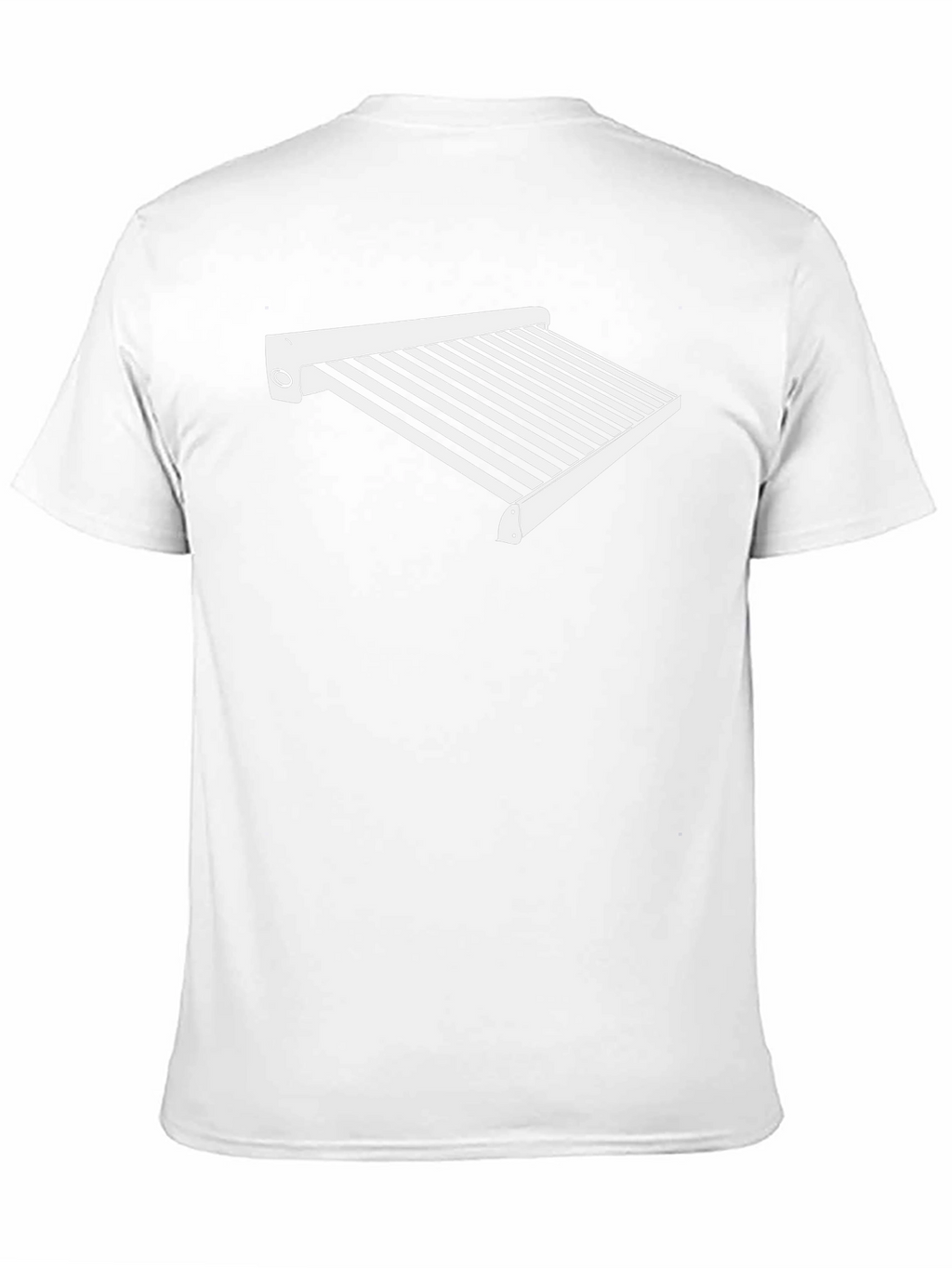 Striped Awning Graphic Tee - Black