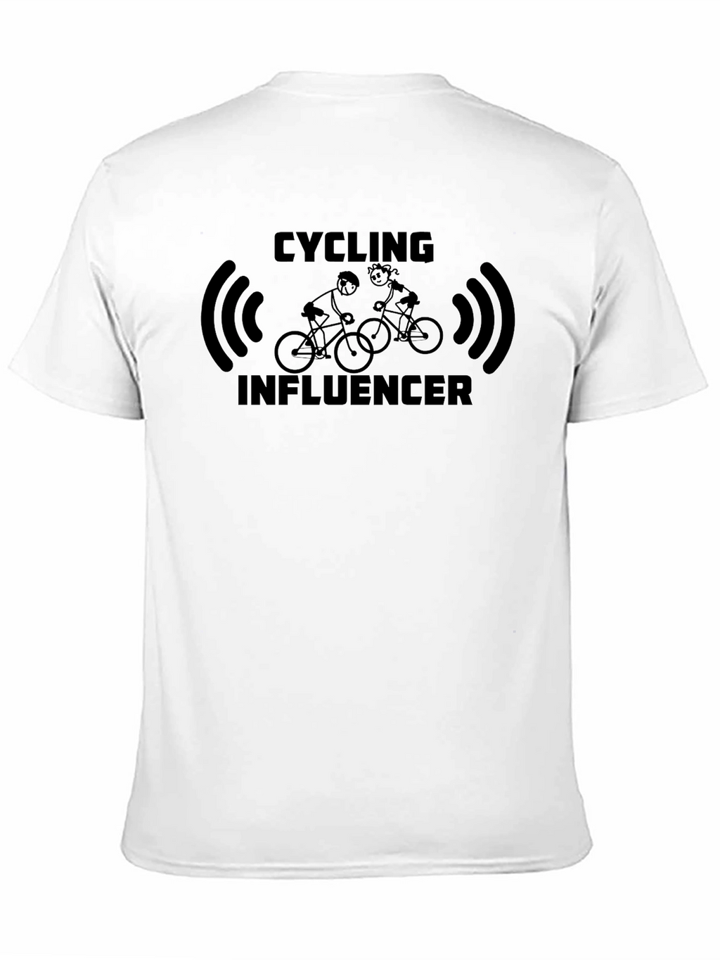Cycling Influencer Black T-Shirt