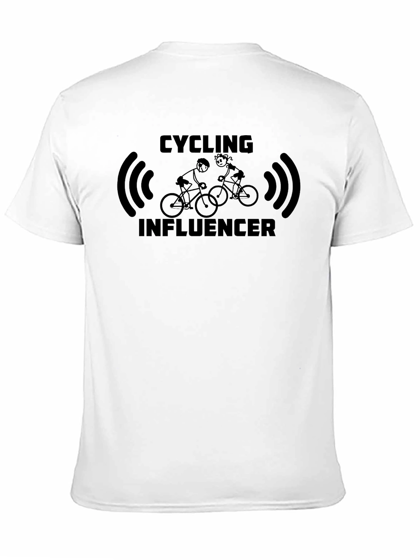 Cycling Influencer Black T-Shirt